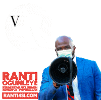 Vote Island Sticker by Ranti Ogunleye for New York City Council