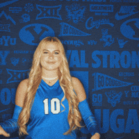 Ncaa Volleyball Go Cougs GIF by BYU Cougars