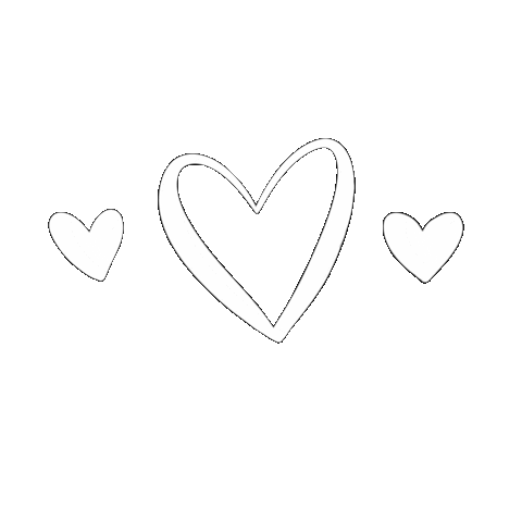 In Love Hearts Sticker