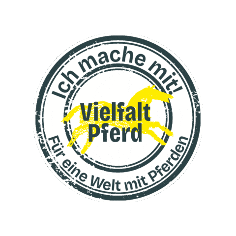 VielfaltPferd giphygifmaker horse pferd vielfalt pferd Sticker
