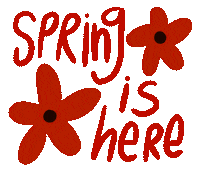 Spring Season Flower Sticker by Demic