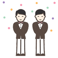 Wedding Asian Sticker by Polka Dot Bride