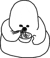 fattyho eating fatty macao 肥仔 Sticker