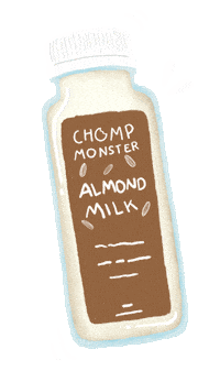 Almond Milk Snack Sticker