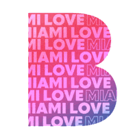 Miami Love Sticker