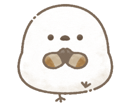 nakasan_ms giphyupload bird かわいい 鳥 Sticker