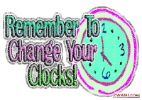 Clipart Daylight Savings Time 2015 Sticker