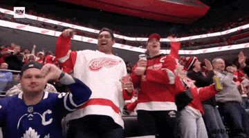 Happy Toronto Maple Leafs GIF by NHL