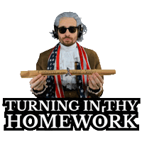 Homework Submitting Sticker