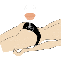 gabrielaorlhiemstore mood wine glass of wine gabrielaorlhiemstore Sticker