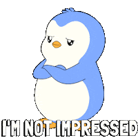 Angry Yeah Right Sticker by Pudgy Penguins