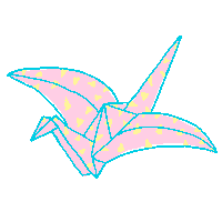 Hand Drawn Origami Sticker