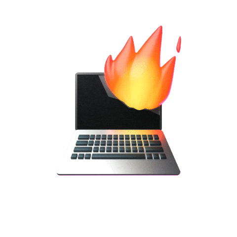 Angry Fire Sticker by Emoji
