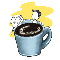 Hopebaqshy love dance music coffee Sticker