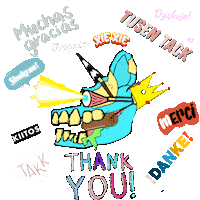 Thanks Thank You Sticker