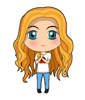 wink girl cute dafna Sticker by Dafna May