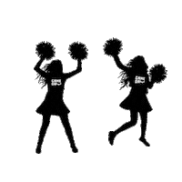 Cheerleader Sticker by GameDay Vodka