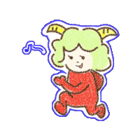 m_m_oekakigram character sign leo handdrawn Sticker