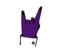 Rock N Roll Horns Sticker by Metro by T-Mobile