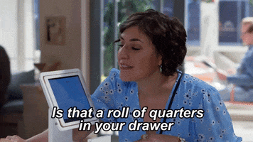 Mayim Bialik Money GIF by CallMeKatFOX
