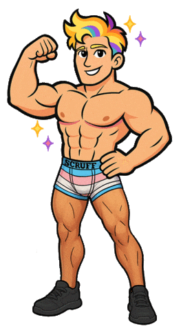 Gay Pride Sticker by SCRUFF