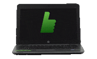pc notebook Sticker by Refurbished