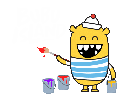 Happy Cartoon Sticker by BubuIsland