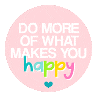 Happy Sticker by Jen Jones