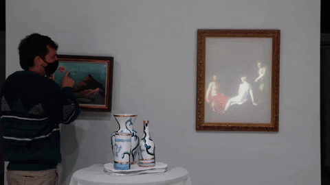 ersatzGirl giphyupload art mischievous mischief GIF