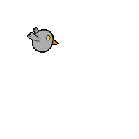 Bird Flying Sticker