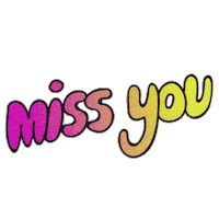 Miss You Friends Sticker by FUN WITH FRIDAY