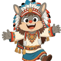 Celebrate Native American Sticker