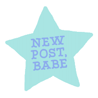 New Post Babe Sticker