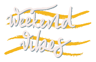Weekend Vibes Sticker