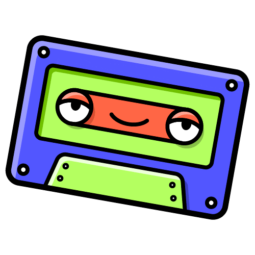 akronico music retro 90s song Sticker
