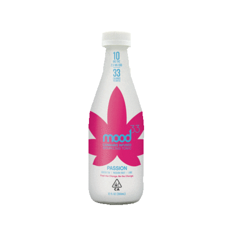 tonic Sticker by mood33 Cannabis Infused Sparkling Tonics