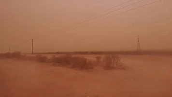 Dust Storm Blows Through Regional New South Wales