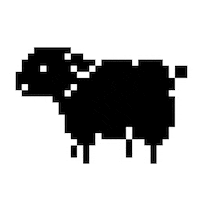 Black Sheep Pixel Art Sticker by BBH Singapore