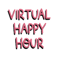 Happy Hour Drinking Sticker by Tina Ness
