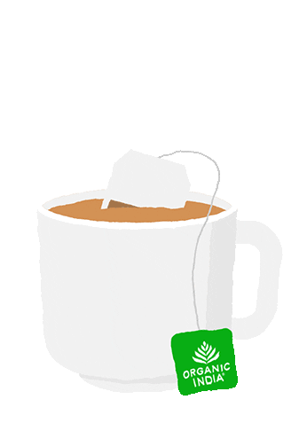 OrganicIndiaUSA mood relax tea energy Sticker