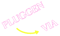 Arrow Plug Sticker by Vacature Via