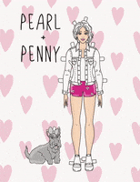 Dolls Coloring GIF by Pearl and Penny
