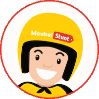 Stuntman Smile Sticker by Meubelstunt