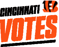 Voting Cincinnati Bengals Sticker by NFL