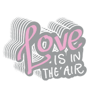 Loveisintheair Sticker by The Bridal Collection