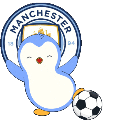 Manchester City Football Sticker by Pudgy Penguins