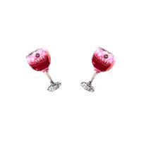 pink gin Sticker