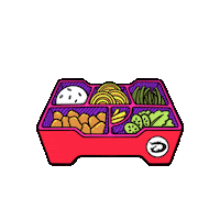 Summer 90S Sticker by BENTO Asian Kitchen + Sushi
