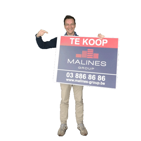 MalinesGroup vastgoed te koop koen mechelen Sticker