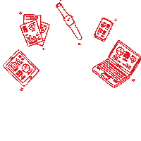 Electronica Flying Sticker by Exact Software